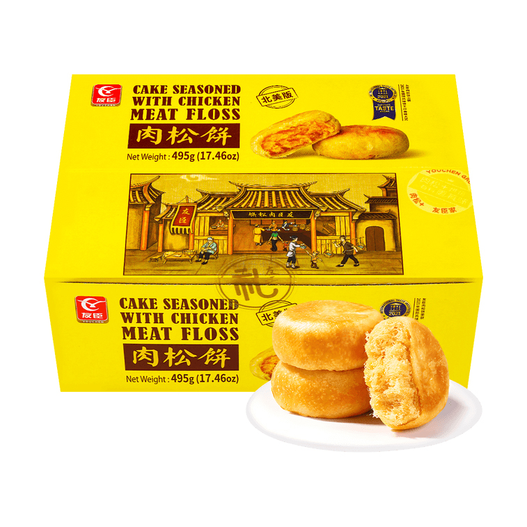 YouChen Rousong Chicken Meat Floss Cake