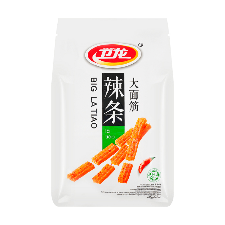 WeiLong Big Latiao – Spicy Sichuan Wheat Snack